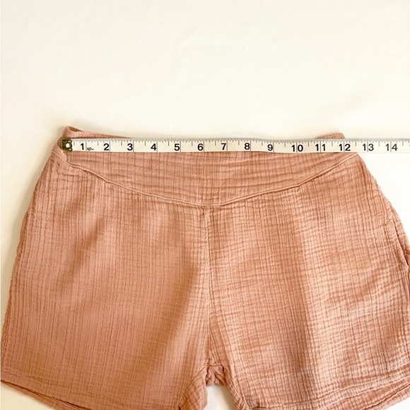 Búho Girls Boho Textured Shorts Muted Pink Size 11 / 12 - Picture 6 of 9